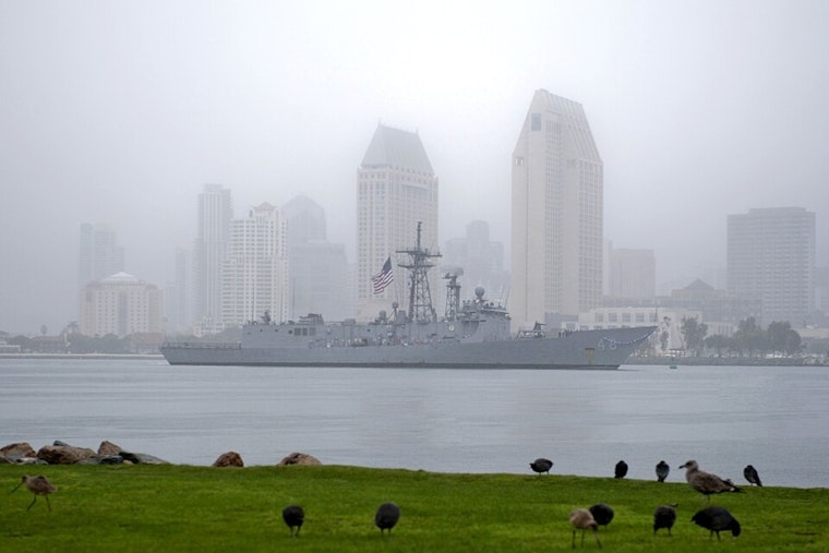 Fog Chokes San Diego Coast As High Surf Puts Beach Streets On Alert