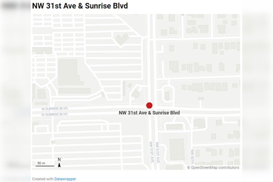 Fort Lauderdale Commuters Face Lane Closures Due to Water Main Repairs at NW 31st Ave and Sunrise Blvd