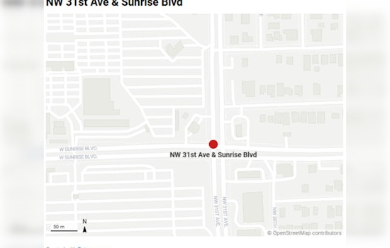 Fort Lauderdale Commuters Face Lane Closures Due to Water Main Repairs at NW 31st Ave and Sunrise Blvd