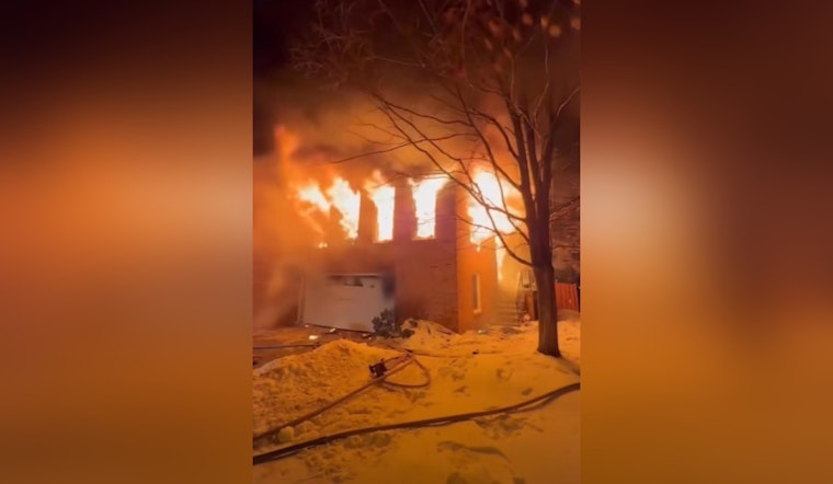 Franconia Community Rallies as Two-Alarm Fire Ravages Townhomes and Possible Gas Explosion Investigated