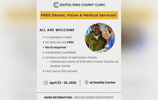 Free Health Clinic To Take Over Seattle Center April 23 to 26