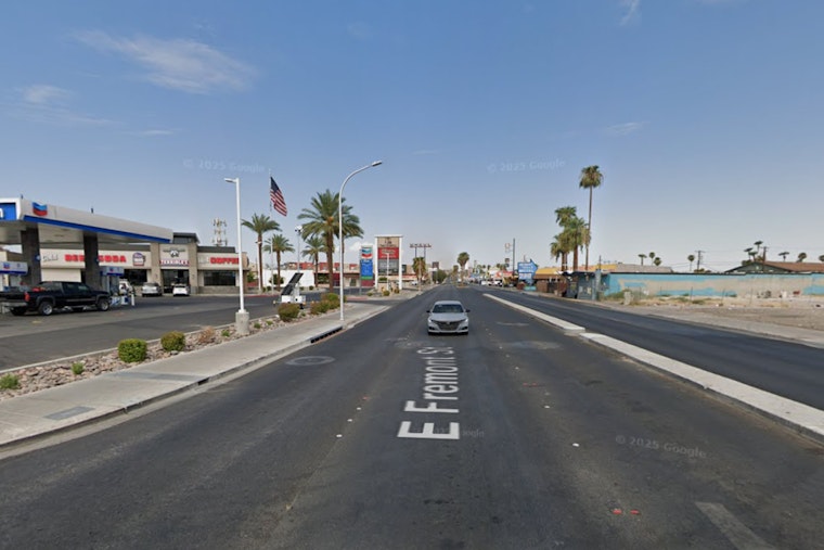 Fremont Street Smash-Up, Vegas Driver Nabbed After Suspected DUI Crash Injures Biker