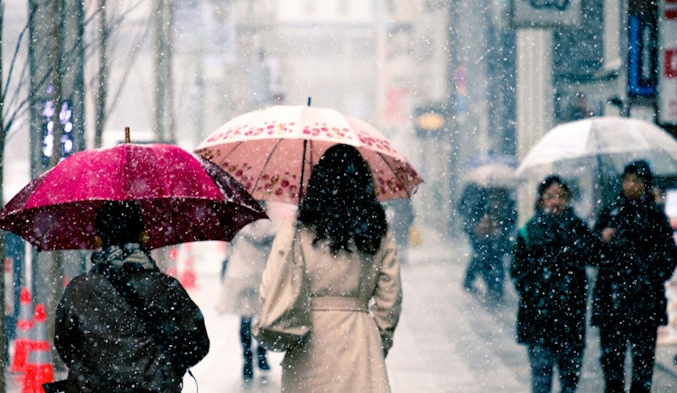 Gale Warning Turns Milwaukee’s Light Snow Into Slippery Shoreline Mess