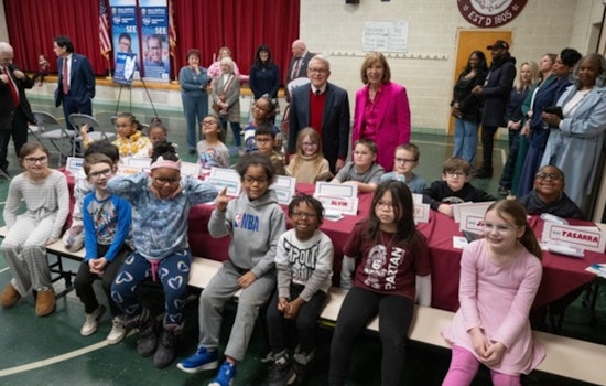 Governor DeWine Advocates for Child Vision Care with OhioSEE Initiative in Boardman School Visit
