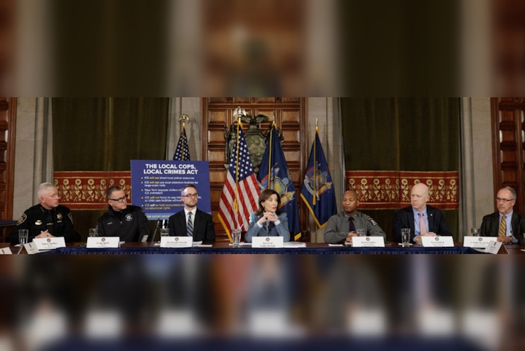 Governor Hochul Rallies Support for Local Cops, Local Crimes Act in New York