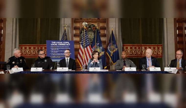 Governor Hochul Rallies Support for Local Cops, Local Crimes Act in New York
