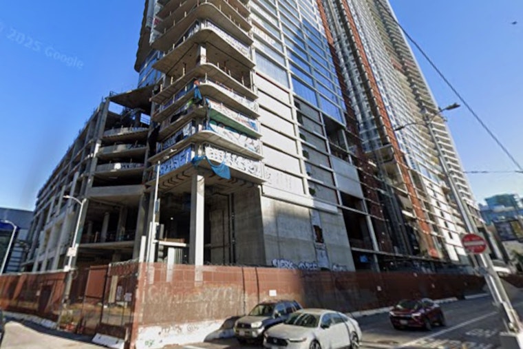 Graffiti-Scarred DTLA Towers Line Up For $470 Million Lifeline