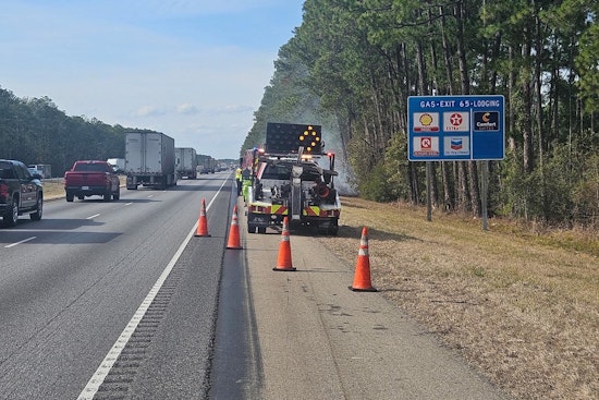 Grass Fire near Exit 65 on I-12 West Causes Traffic Delays, St. Tammany Parish Firefighters Successfully Douse Blaze