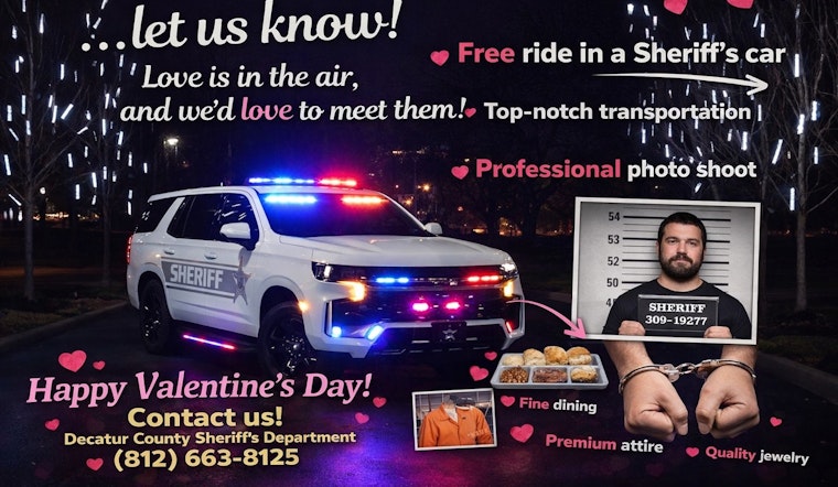 Greensburg Sheriff Dangles ‘Valentine’s Special’ for Exes With Warrants