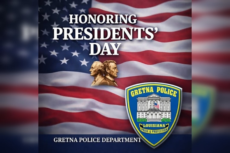 Gretna Police Department Honors Presidents' Day with Commitment to Community and Shared American Values