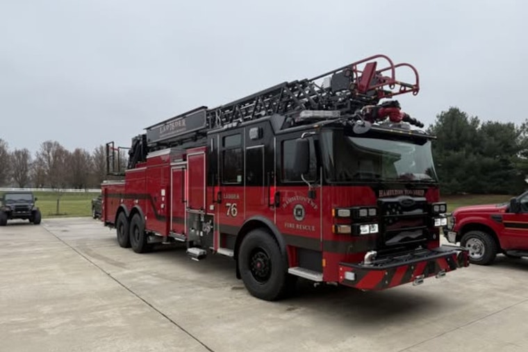 Hamilton Township Fire Rescue to Debut New Ladder and Tanker with Traditional Push-In Ceremony in Warren County