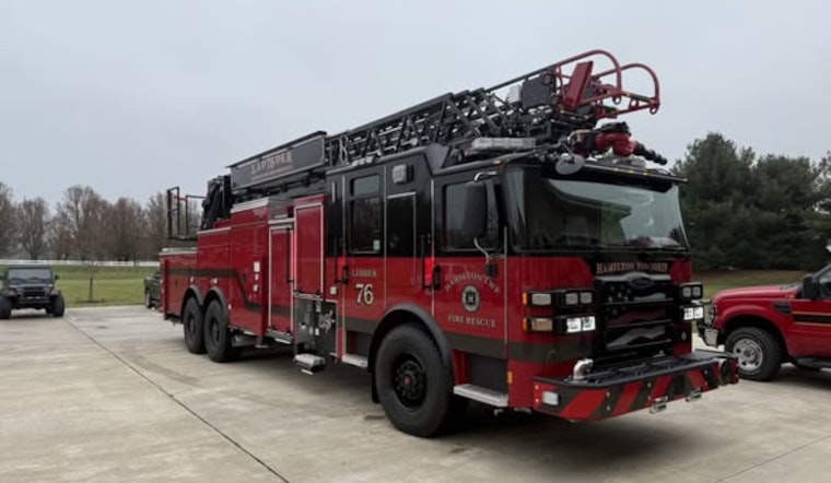 Hamilton Township Fire Rescue to Debut New Ladder and Tanker with Traditional Push-In Ceremony in Warren County
