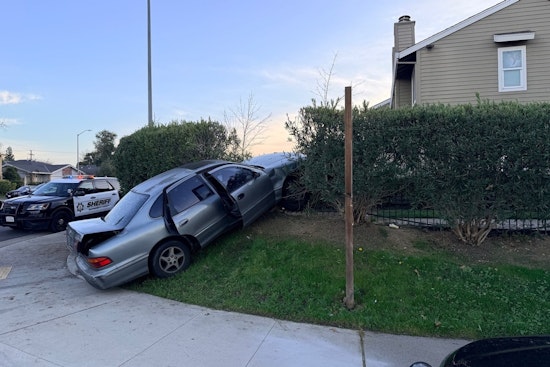Helicopter, Cops Swarm Foothill Farms After Robbery Chase Crash