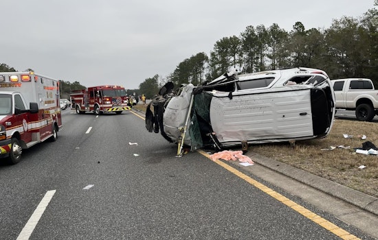 Hernando County Sheriff's Deputy and Motorist Hospitalized After Rollover Crash in Brooksville