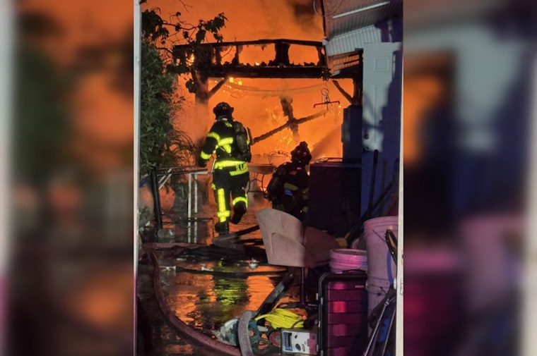 Hialeah Firefighters Quell Blaze as Gazebo Fire Threatens Home, No Injuries Reported
