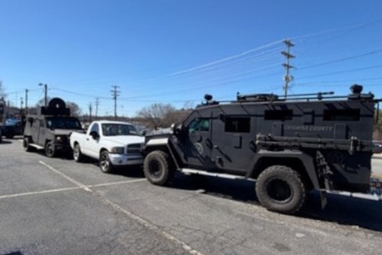 Hickory Standoff Ends After Armored Vehicles Pin Driver's SUV