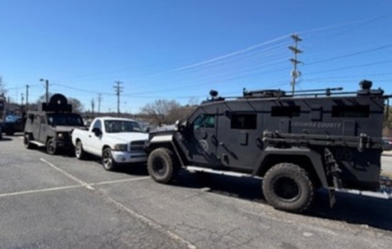 Hickory Standoff Ends After Armored Vehicles Pin Driver's SUV