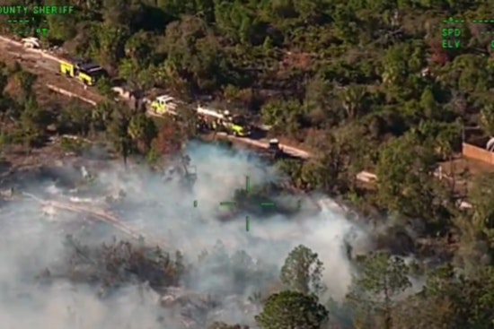 Hillsborough County Teams Successfully Contain Ruskin Brush Fire, Deploying Over 2,000 Gallons of Water to Protect Homes