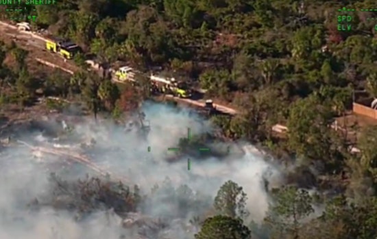 Hillsborough County Teams Successfully Contain Ruskin Brush Fire, Deploying Over 2,000 Gallons of Water to Protect Homes