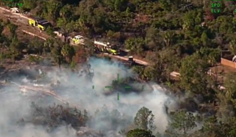 Hillsborough County Teams Successfully Contain Ruskin Brush Fire, Deploying Over 2,000 Gallons of Water to Protect Homes