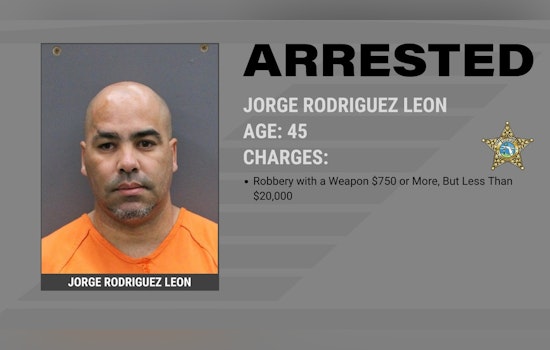 Hillsborough Traffic Accident Escalates Into Armed Robbery, Suspect Jorge Rodriguez Leon Arrested