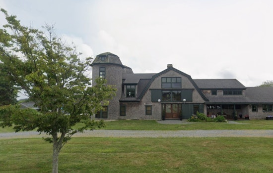 Historic Gulf Hill Dairy Farm in Dartmouth Transformed into $2 Million Luxury Residence with Rooftop Deck and Sauna