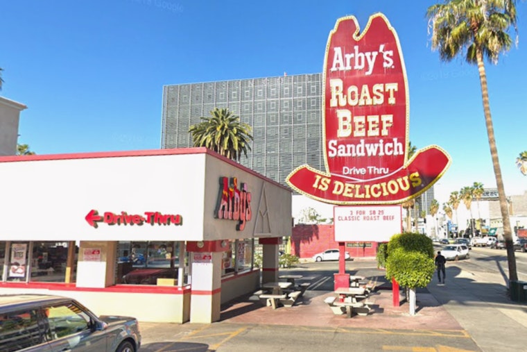 Hollywood’s Neon Cowboy Hat Disappears As Raising Cane’s Saddles Up On Sunset