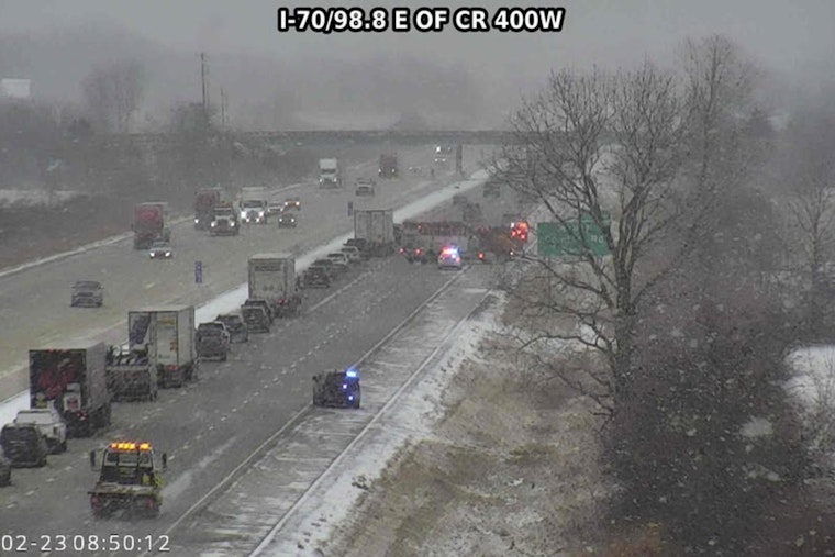 Fiery I-70 Jam Near Mile 98 Turns Morning Drive Into Crawl
