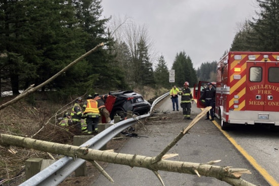 I-90 Commute Meltdown Near North Bend After Solo Crash Leaves Driver Critical