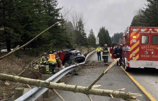 I-90 Commute Meltdown Near North Bend After Solo Crash Leaves Driver Critical