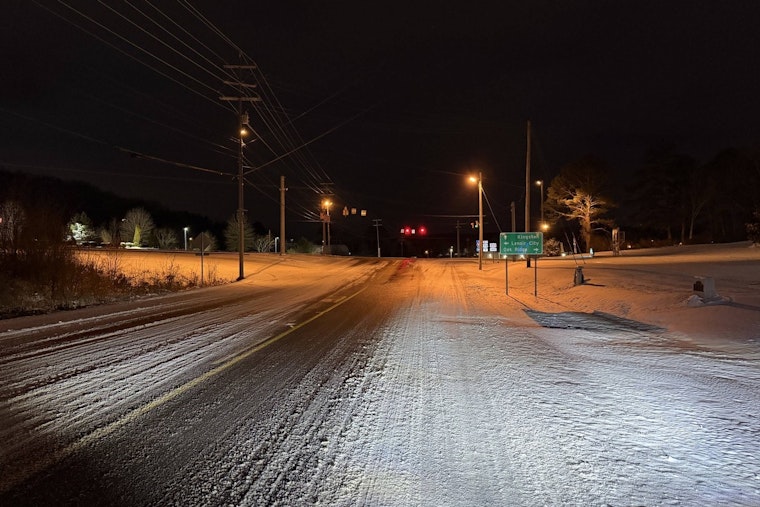 Icy Roads Grip Loudon County As Crews Treat Highways