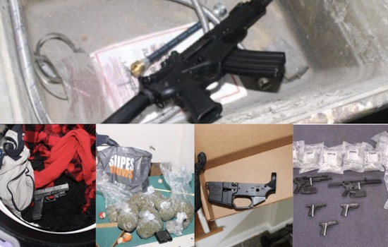 IMPD North District Officers Arrest Four in Keystone Avenue Probation Check and Seize Weapons and Drugs Near School Zone