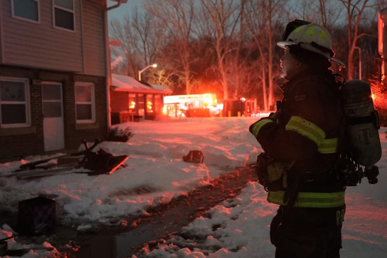 Indianapolis Firefighter Injured by Falling Drywall While Battling East Side Apartment Blaze