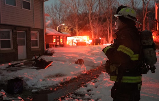 Indianapolis Firefighter Injured by Falling Drywall While Battling East Side Apartment Blaze