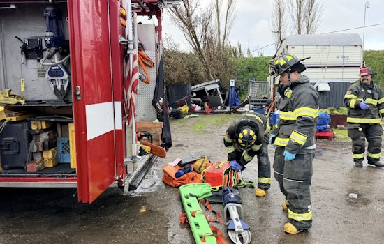 Isleton Home Smashed by Falling Tree, Resident Trapped Under Rubble