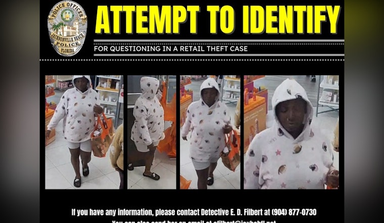 Jacksonville Beach PD Seeks Public's Help to Identify Suspect in $2.1K Ulta Beauty Theft