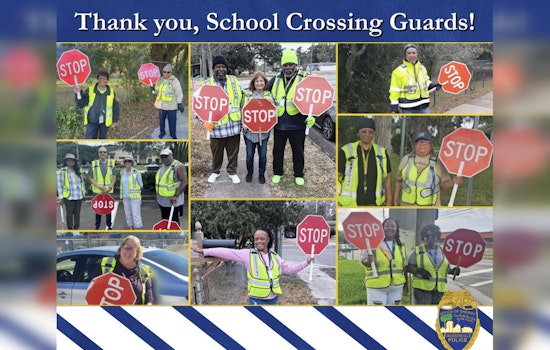 Jacksonville Sheriff's Office Celebrates School Crossing Guards for Protecting City's Youngest Pedestrians
