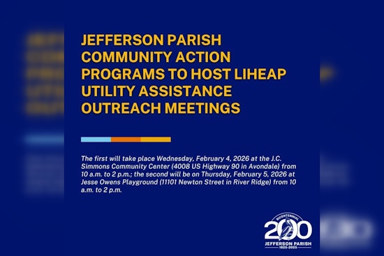 JeffCAP to Host LiHEAP Energy Bill Assistance Sessions in Jefferson Parish