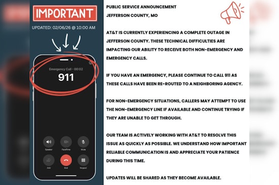 Jefferson County 911 Calls Detoured After AT&T Meltdown
