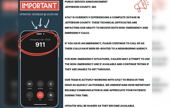 Jefferson County 911 Calls Detoured After AT&T Meltdown