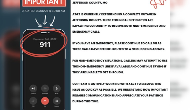 Jefferson County 911 Calls Detoured After AT&T Meltdown
