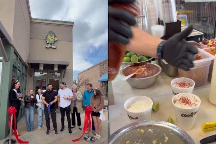 Jurassic Tacos Crew Sneaks Elote Town Into Orem Strip Near University Place