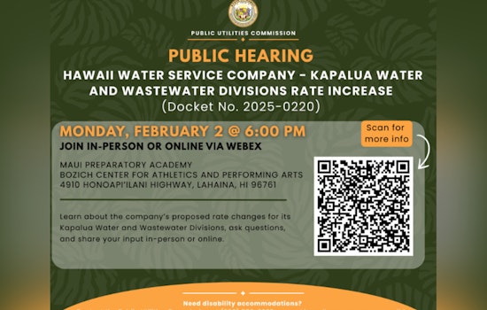 Kapalua Staring Down Soaring Water Bills as 59% Hike Looms
