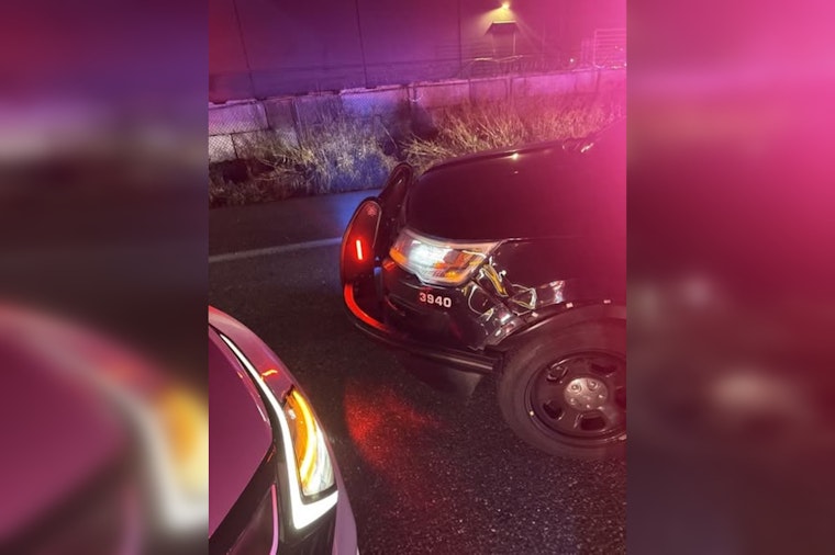 Kent Cops Say Suspected Car Thief Rammed Patrol Car With Stolen Kia