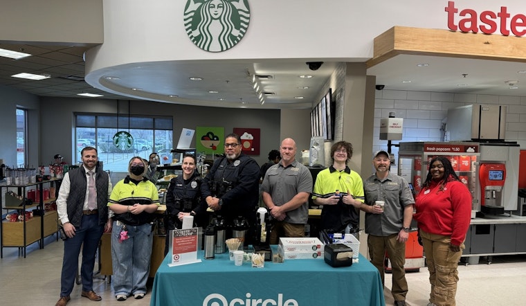 Knightdale Police and Residents Connect Over Coffee at Local Target Store in Community Outreach Effort