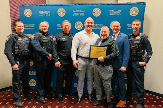 Knox County Cops Salute Hero Deputy Who Hauled Injured Partner Out Of Woods
