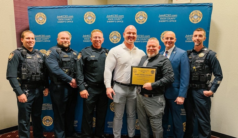 Knox County Cops Salute Hero Deputy Who Hauled Injured Partner Out Of Woods