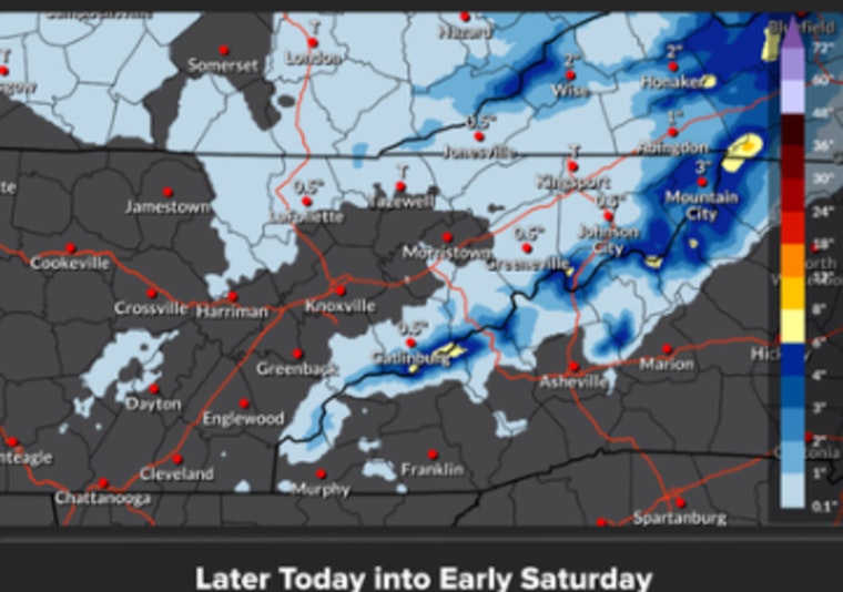 Knoxville Braces for Slippery Friday as Ice and Rain Move In