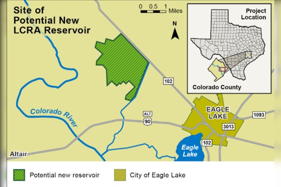 LCRA Scouts Big New Eagle Lake Reservoir As Central Texas Thirst Grows