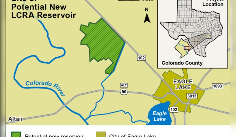 LCRA Scouts Big New Eagle Lake Reservoir As Central Texas Thirst Grows